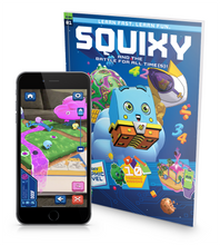 Load image into Gallery viewer, Squixy and the Battle for All Time(s)! - ACTIVITY BOOK
